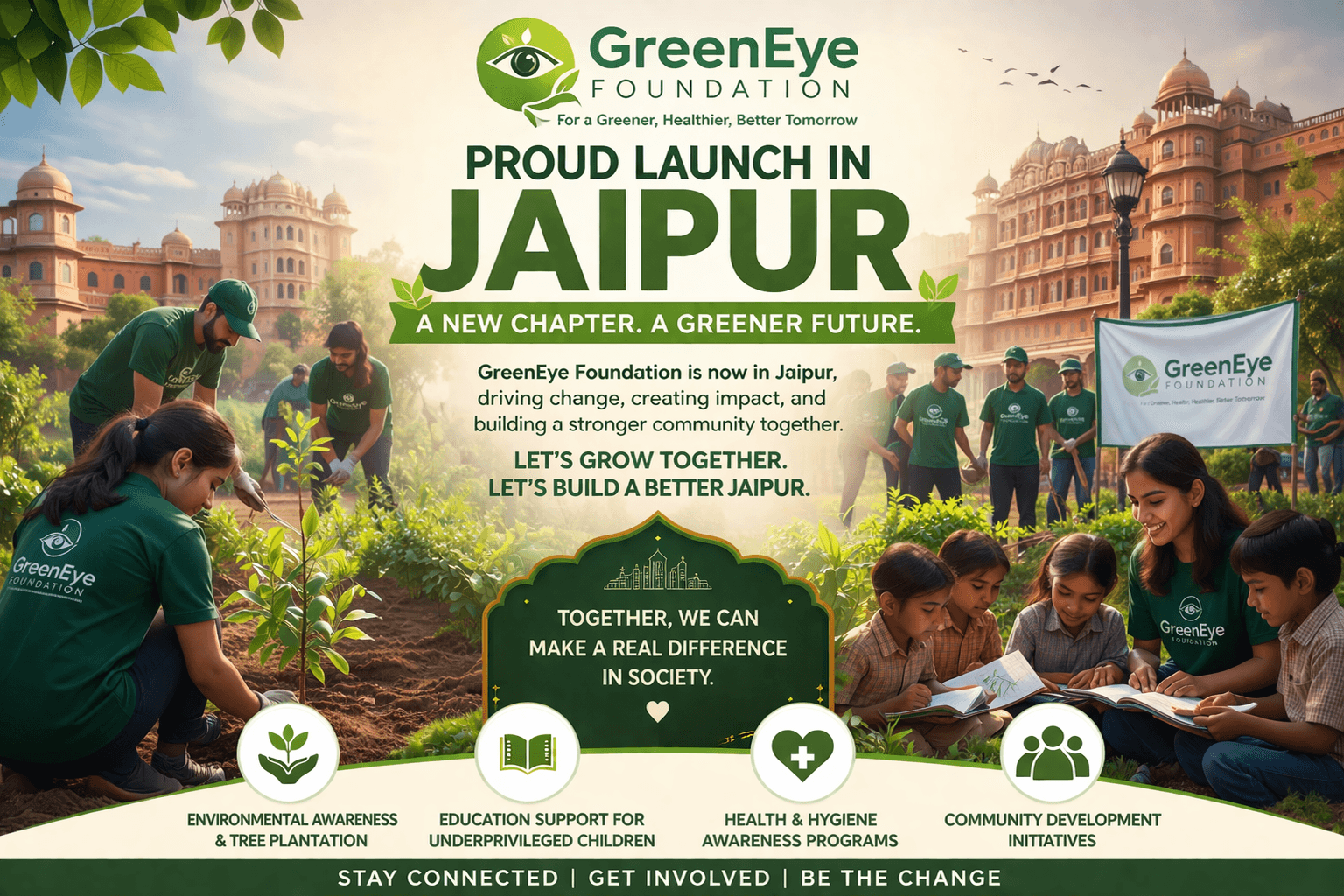 Greeneye Foundation Successfully Launches in Jaipur